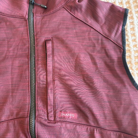 JAANUU MEN'S TECH VEST - HEATHER RED - MED - Picture 4 of 6